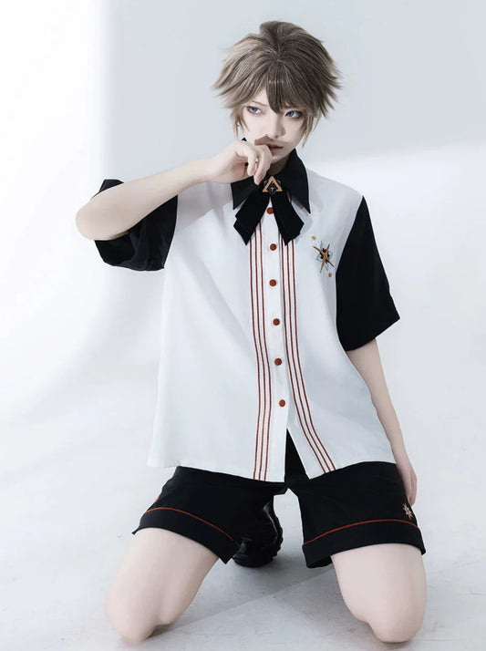 Embroidery Prince Accessory Retro Tie Ribbon + Shirt