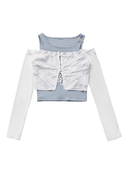 Veste d'été squelette de couleur de costume bleu blanc crème solaire d'invasion fraîche