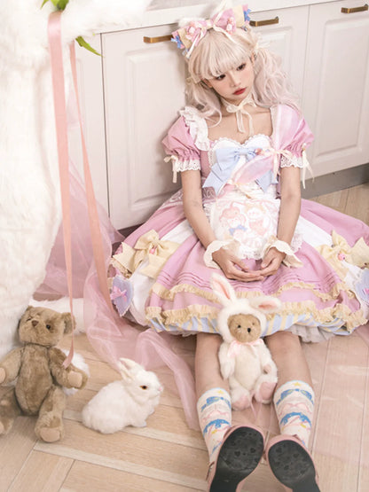 Robe Douce Lolita Chat Léopard