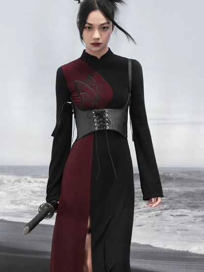 Taillengürtel aus Leder zum Schnüren