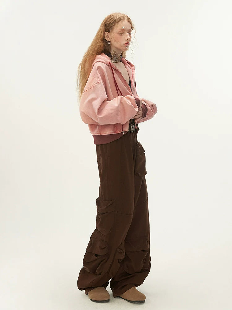 Pantalon multi-poches Maillard jambe large