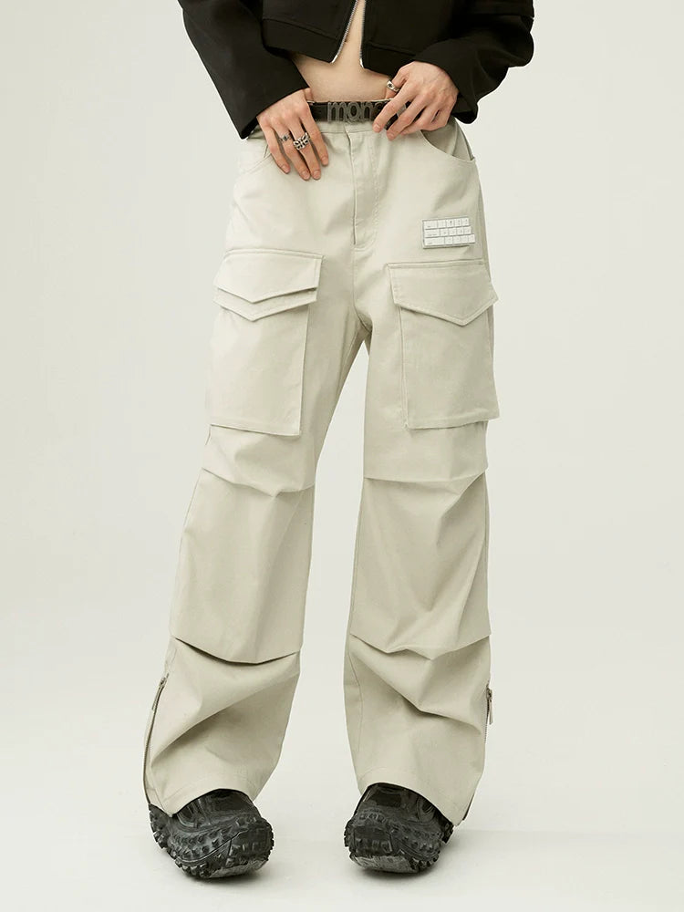 Loose Mode Straight Cargo Pants