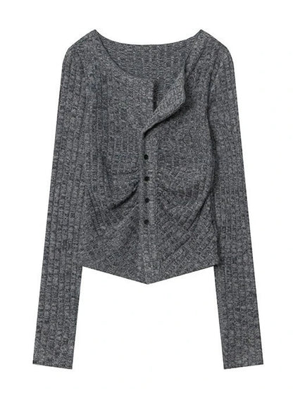 Button Dusty Cardigan