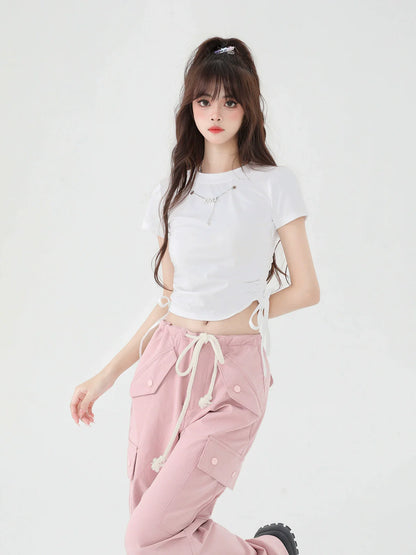 Hot Cool Top Slim Love Girl