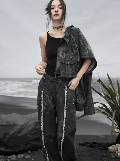 Veste tie-dye Mode Denim