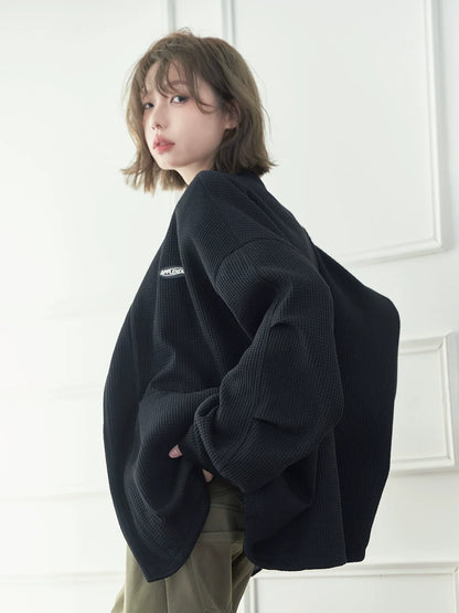 Stehjacke Waffelkragen One Point