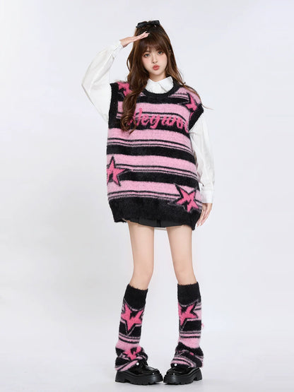 Top Star Knit Border