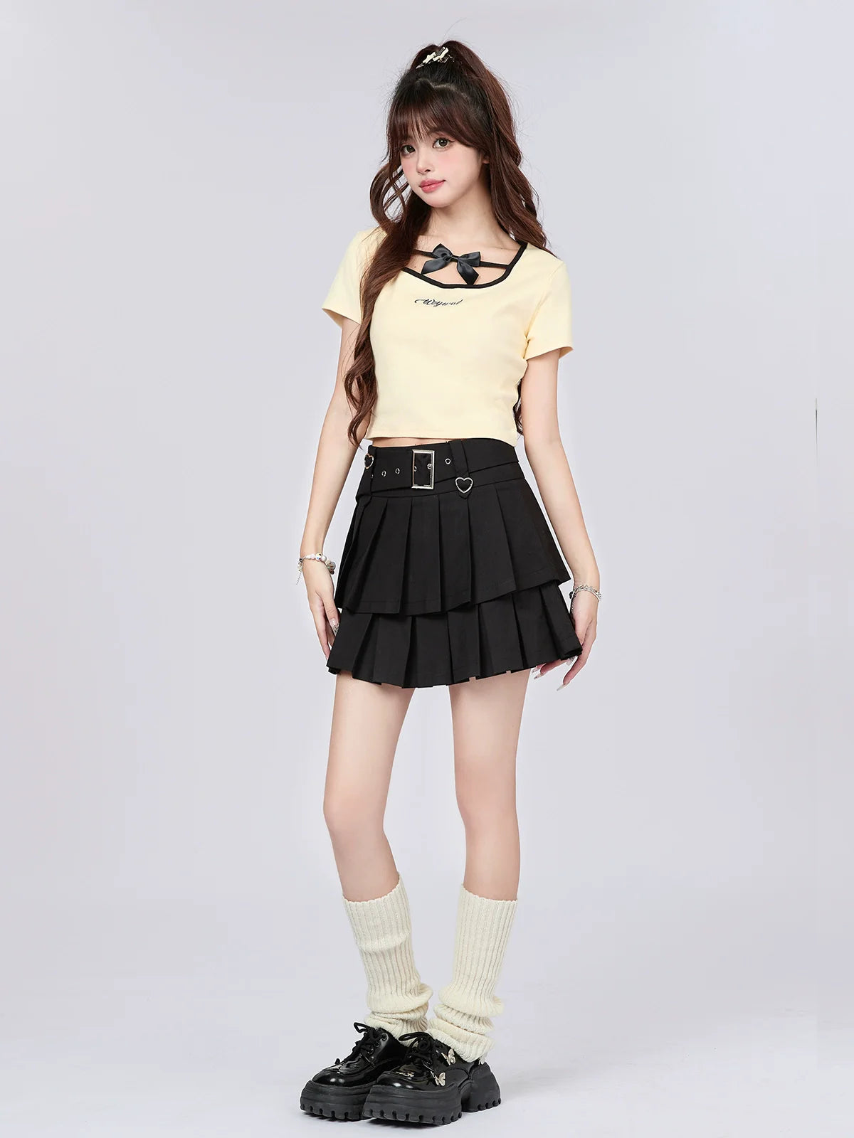 Ribbon with Short T-shirt