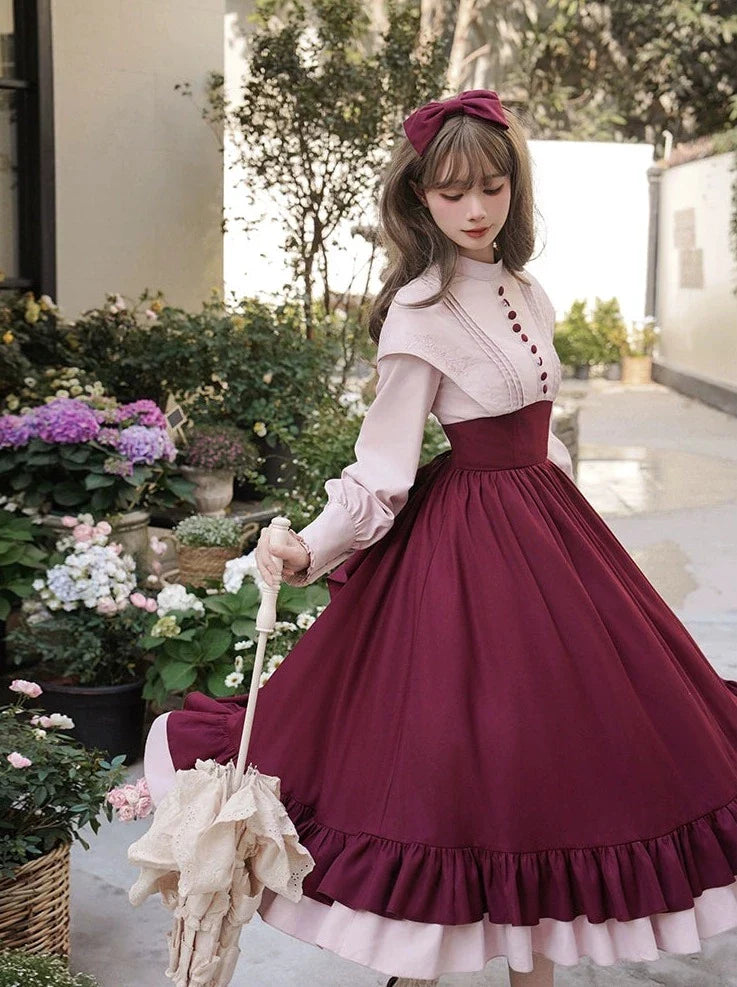 Rose Piece Lolita Faux Kula Dress Two