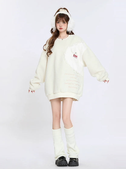 Over Boa American Loose Tops