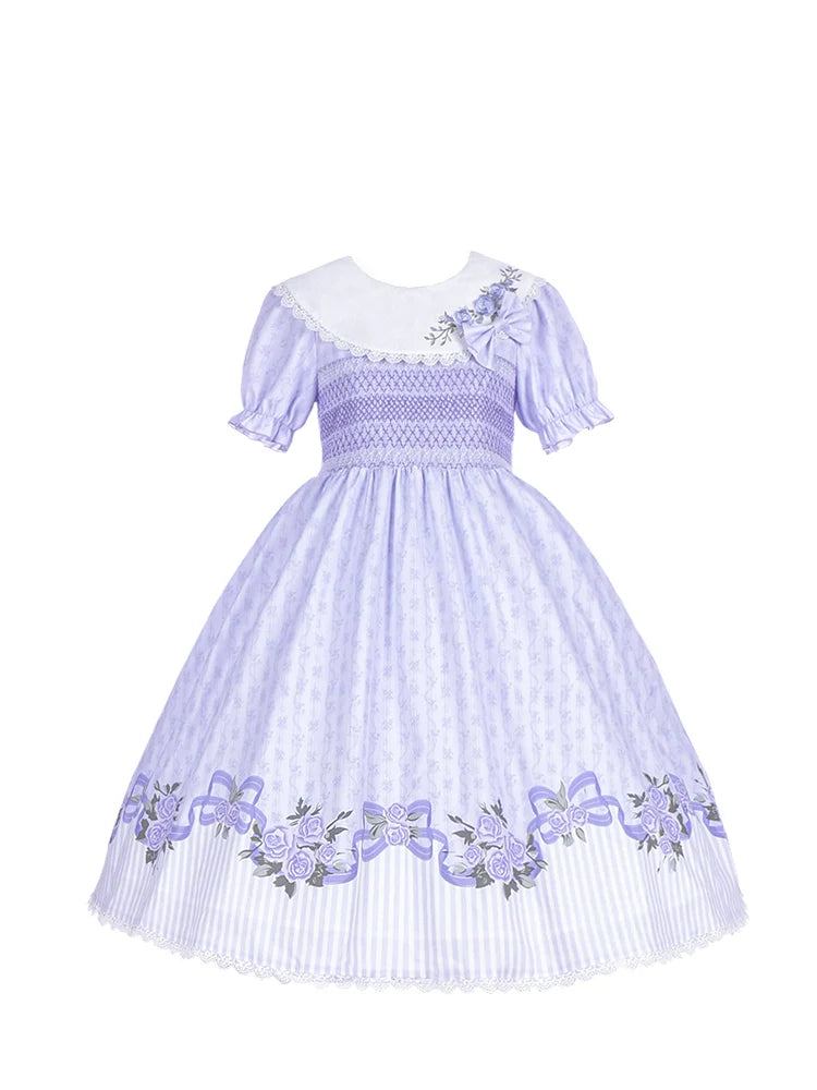 Lolita Flower Elegant Girl Retro Dress