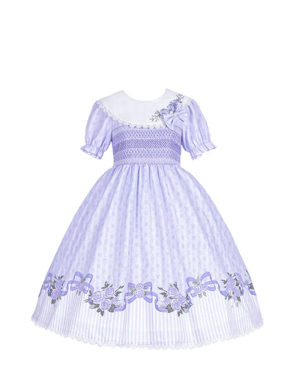 Lolita Flower Elegant Girl Retro Dress