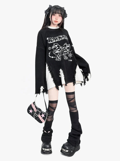 Subculture Mine Slit Loose Tops