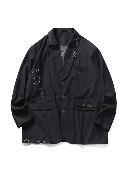Mode Over Loose Dark Jacket