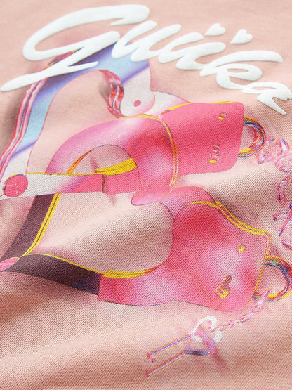 Retro Sweet Sweatshirt Logo Pinky Over