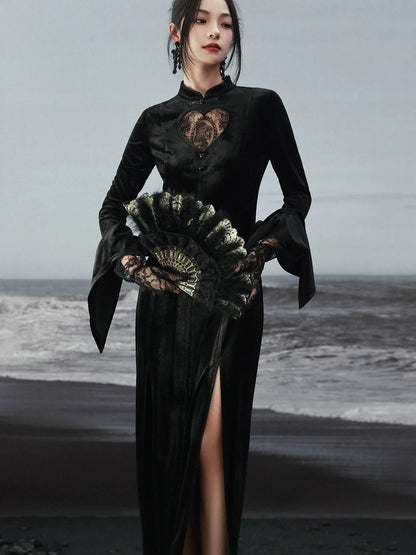 Dress Style Dark Velvet Gothic
