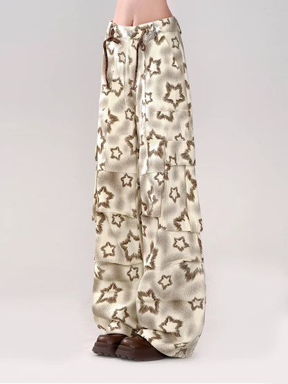 Star Loose Casual Wide Pants