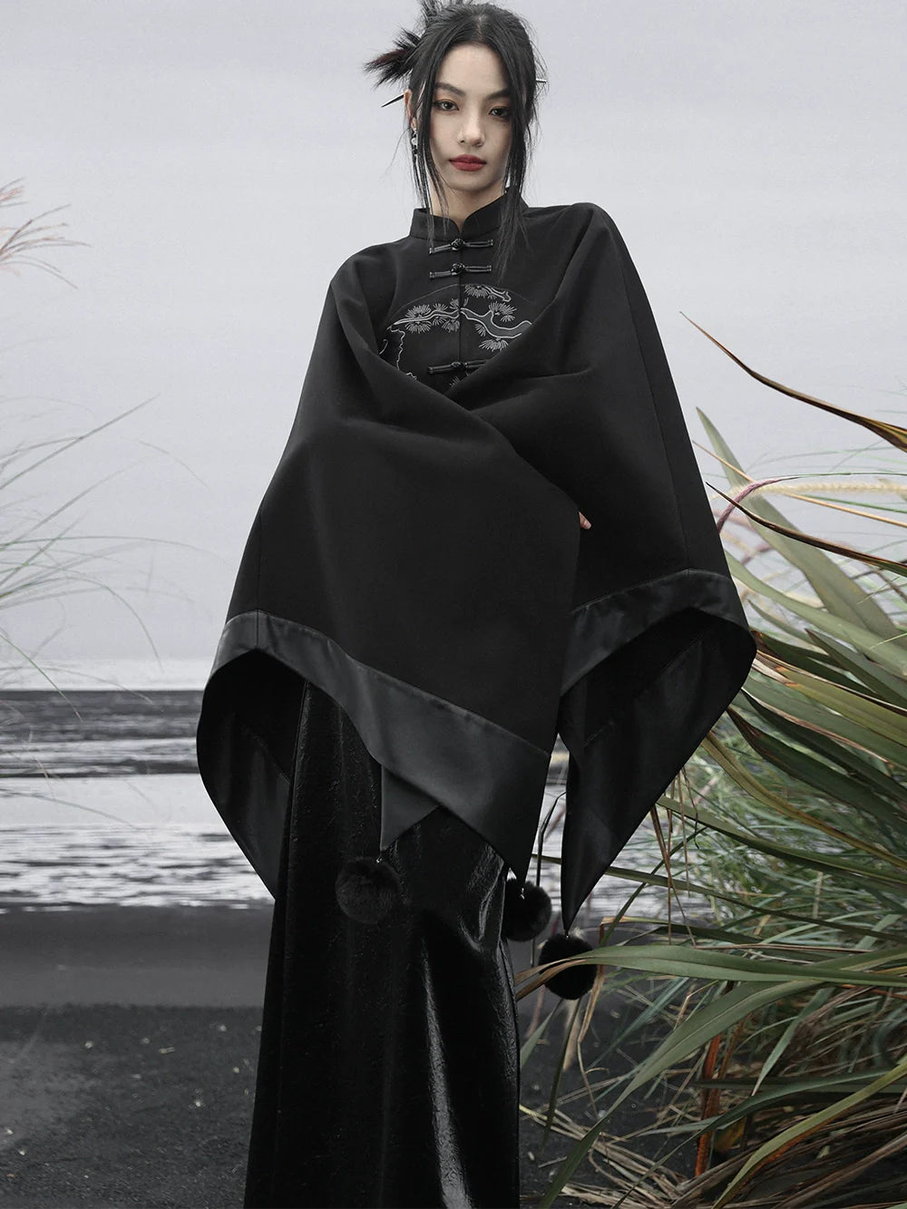 Cloak Loose Mode Ball Short China Fur