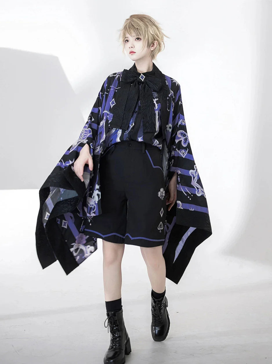 Print Prince Shorts + Handsome Loose Shirt