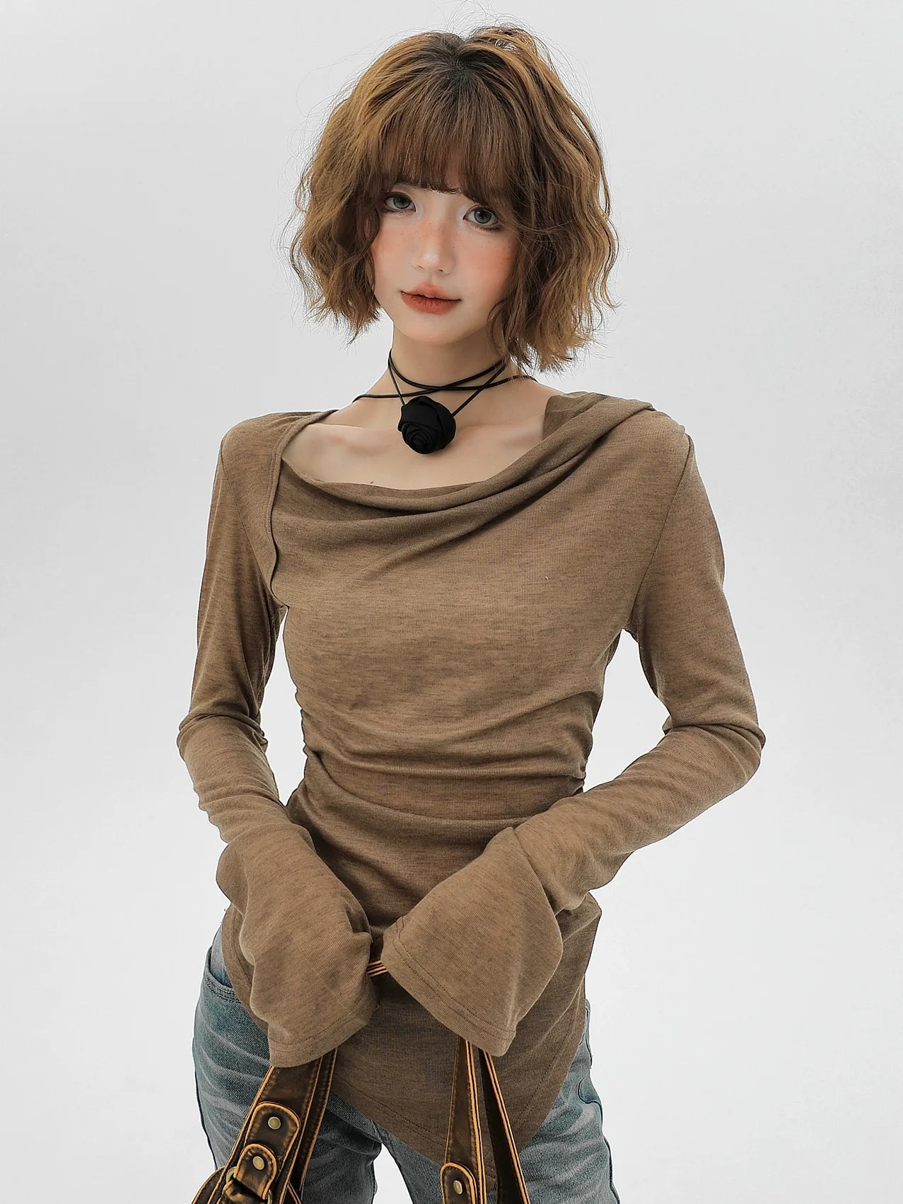 American One T Schulter Slim Long