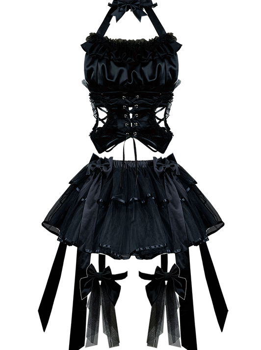Ensemble de lapin sombre Cosplay