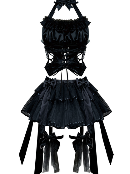 Ensemble de lapin sombre Cosplay