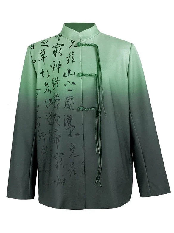 Veste dégradée vert foncé China