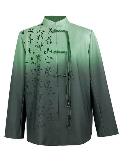 Veste dégradée vert foncé China