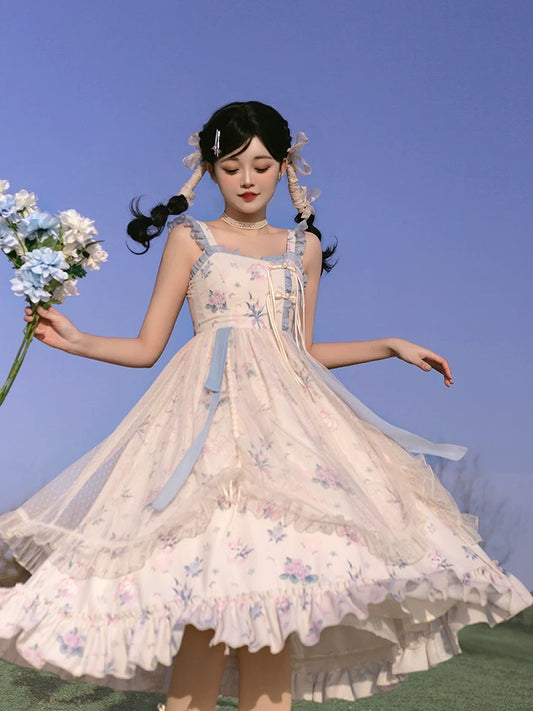 Flower Dress Light Summer Camisole Lolita