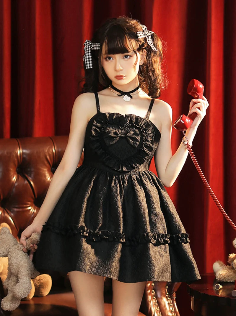 Herz Lolita Cami Rüschen Soul Princess Kleid