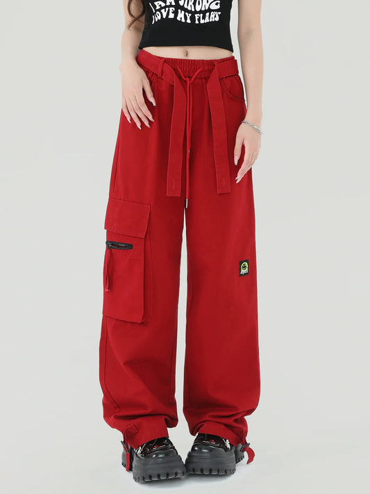 Cargo American Pants Loose Street