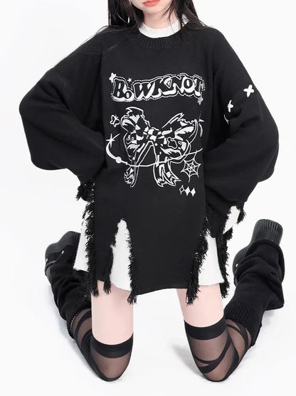 Subculture Mine Slit Loose Tops