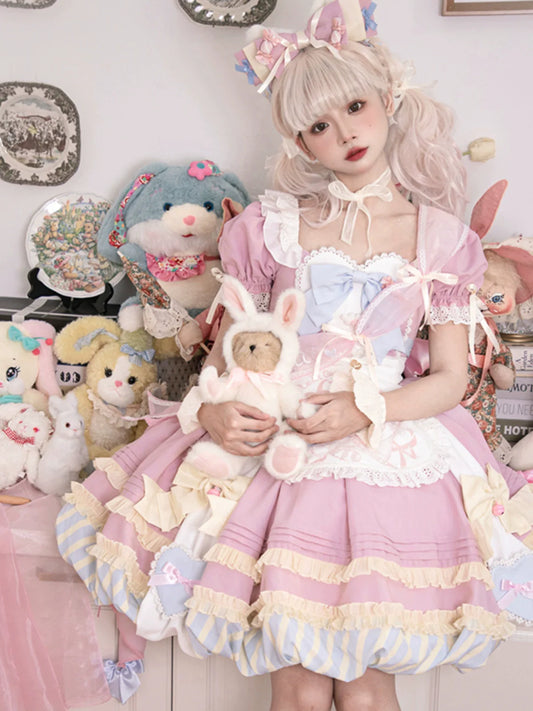 Robe Douce Lolita Chat Léopard