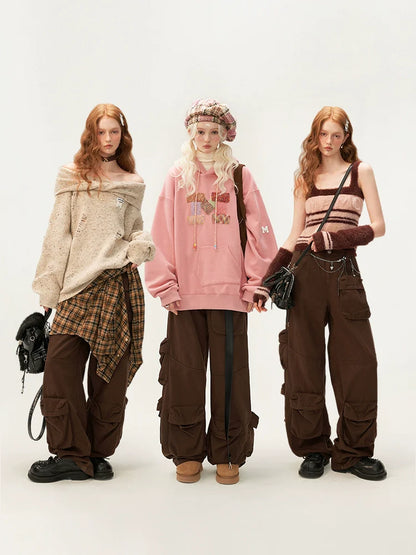Pantalon multi-poches Maillard jambe large