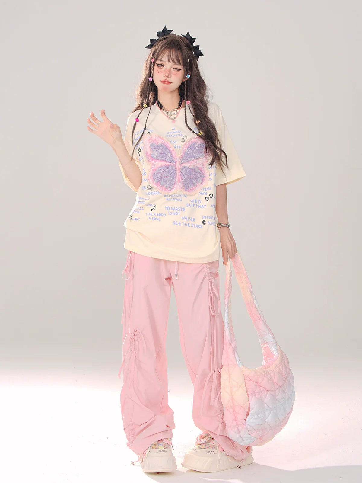 T-Shirt Phantom Butterfly Loose