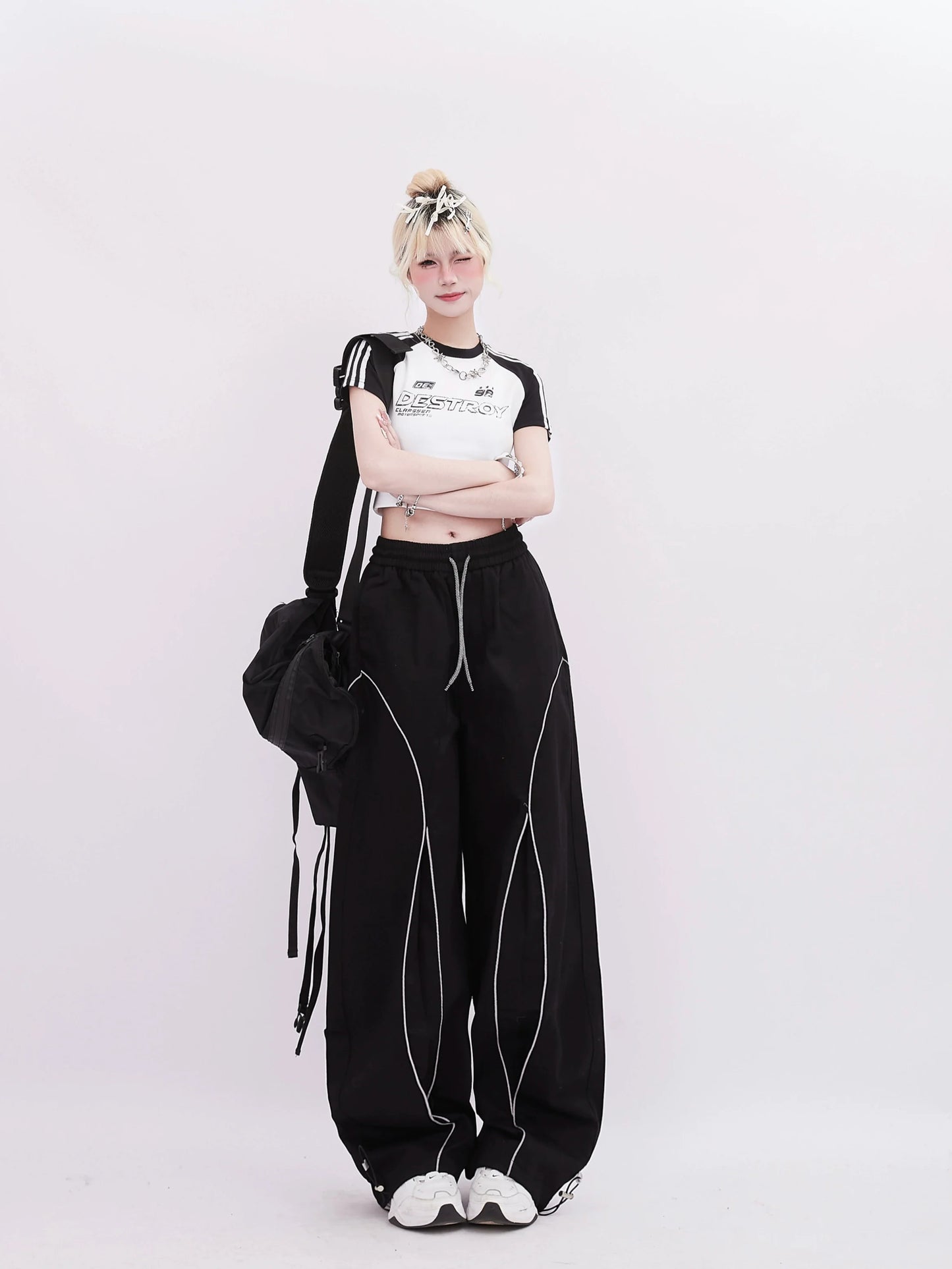 Casual Mode Sporty Pants Wide