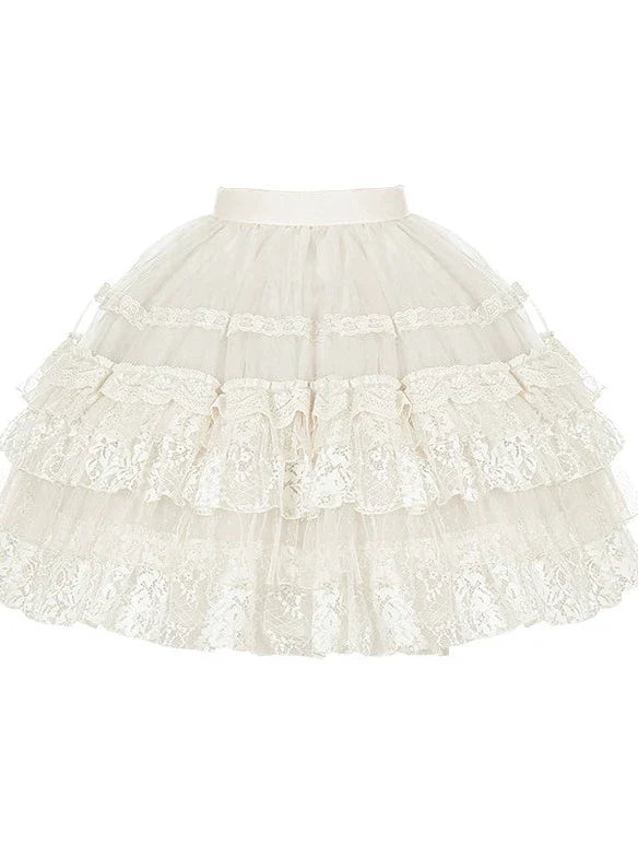Lolita + Cover Cla Skirt Flower Dress Elegant Elegant