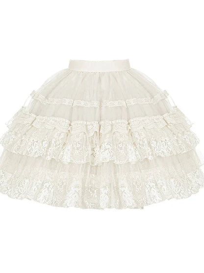 Lolita + Cover Cla Skirt Flower Dress Elegant Elegant