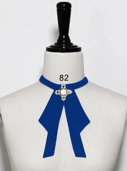 Élégant ensemble prince-cravate, nœud papillon et chemise demi-pantalon