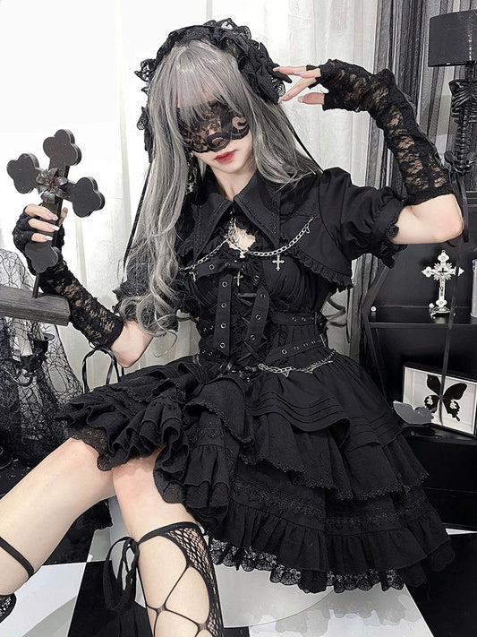 Puffärmel Lolita Elegante Bolerojacke Gothic
