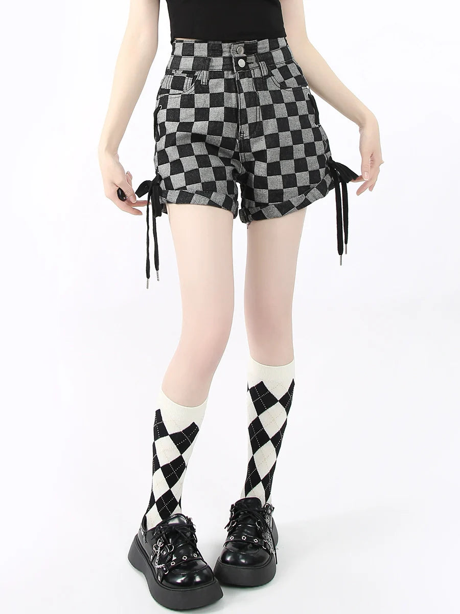 Checker Block Shorts