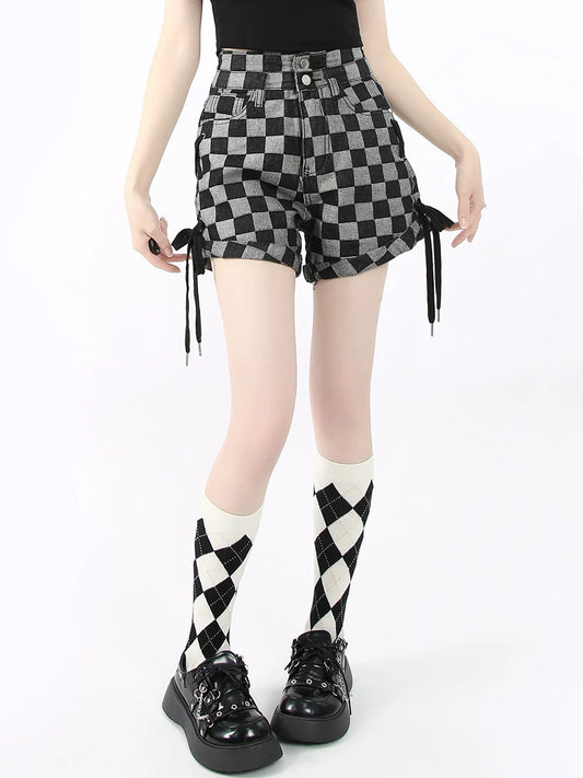 Checker Block Shorts