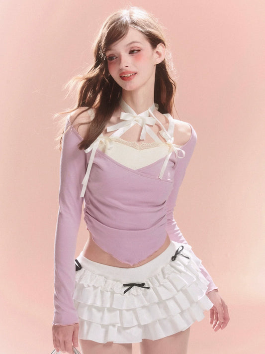 Bow Top Design Waist Sweet