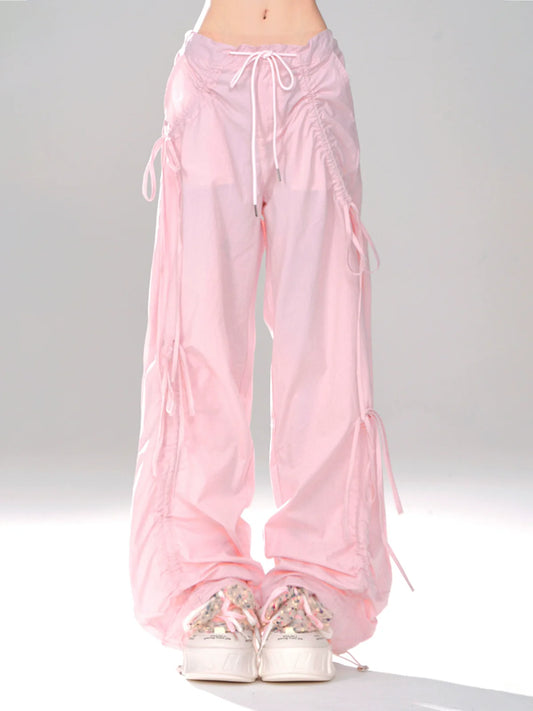Drawstring Pants Loose Casual