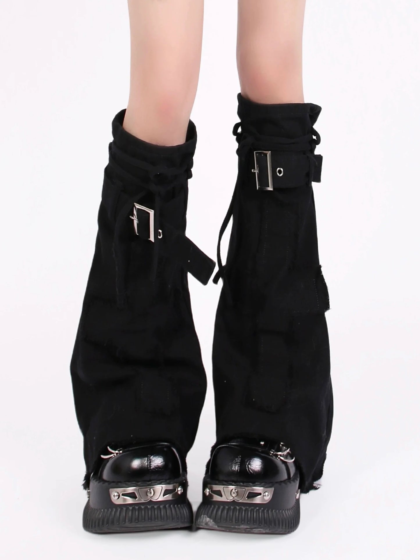 カバーラインストーンデニム+スカートベルト+ケーキブラックレッグチャックチュチュイレギュラー