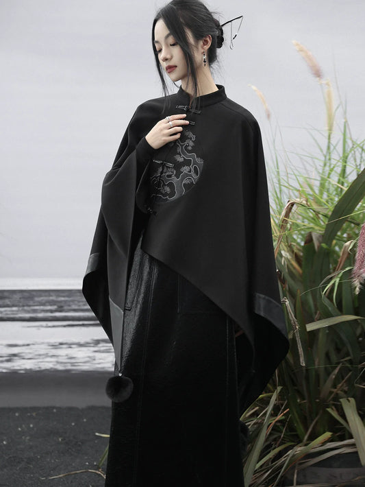 Cloak Loose Mode Ball Short China Fur