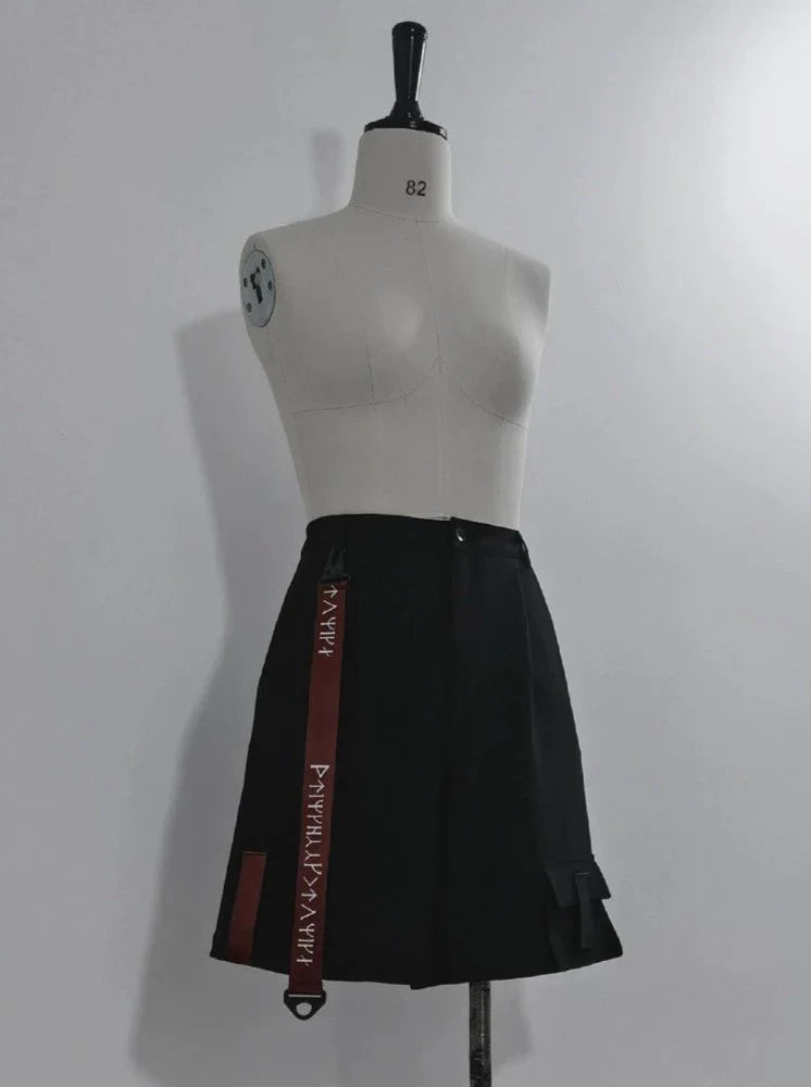 Pantalon demi-pantalon + jambières à bretelles