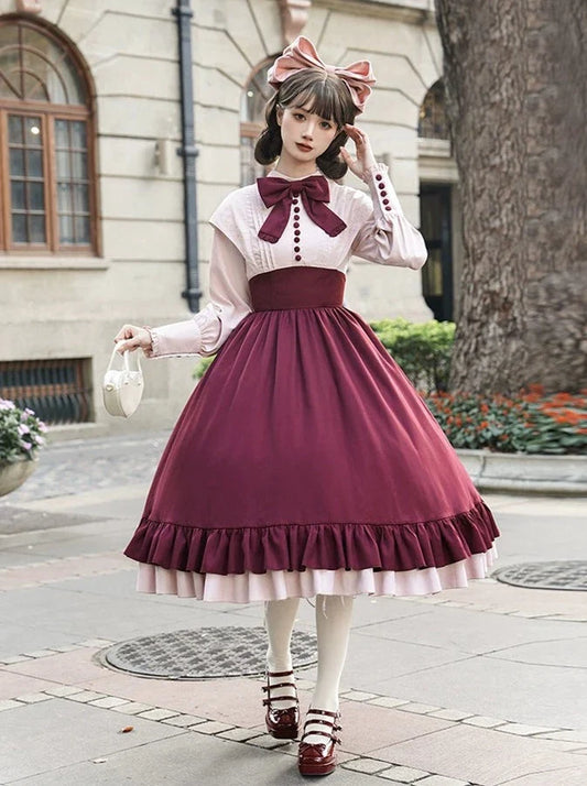 Rose Piece Lolita Faux Kula Dress Two