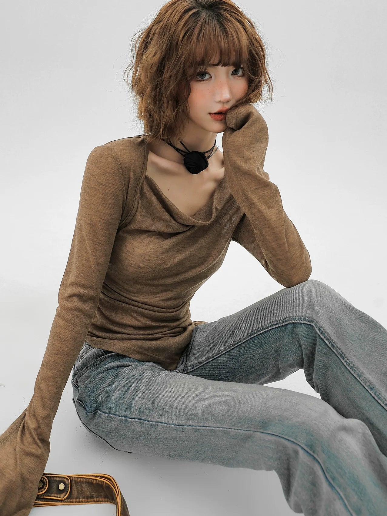 American One T Schulter Slim Long
