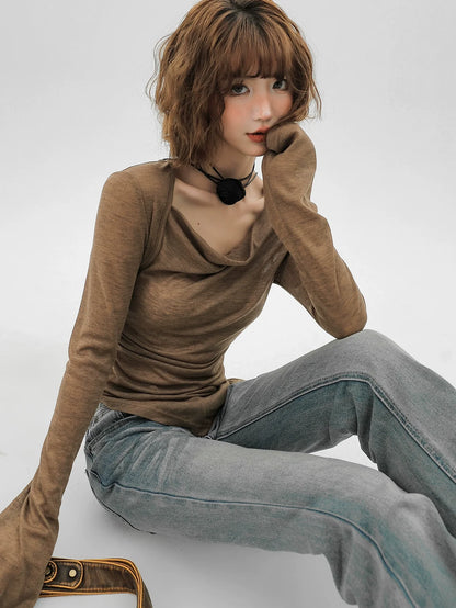 American One T Schulter Slim Long